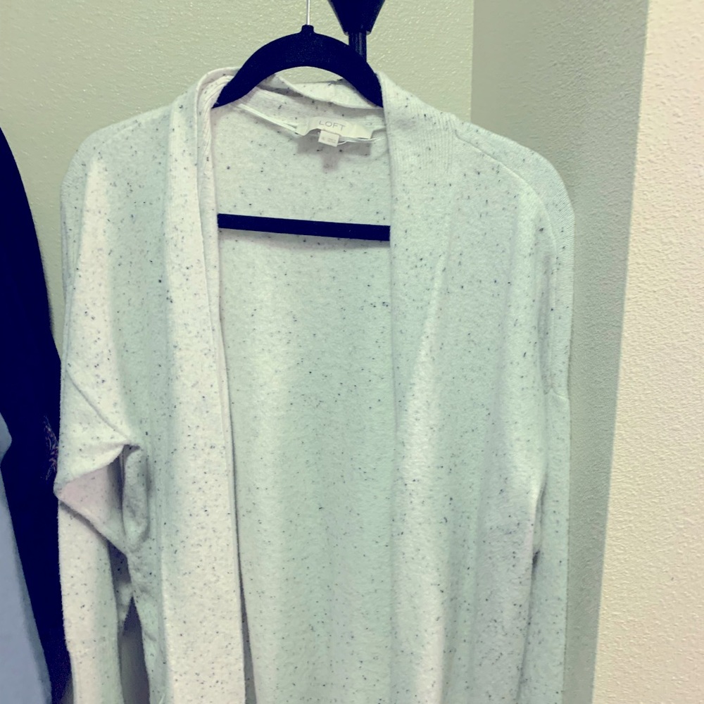 Loft cozy soft speckled cardigan
